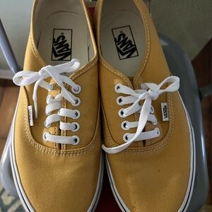 Vans Mustard Canvas Sneakers